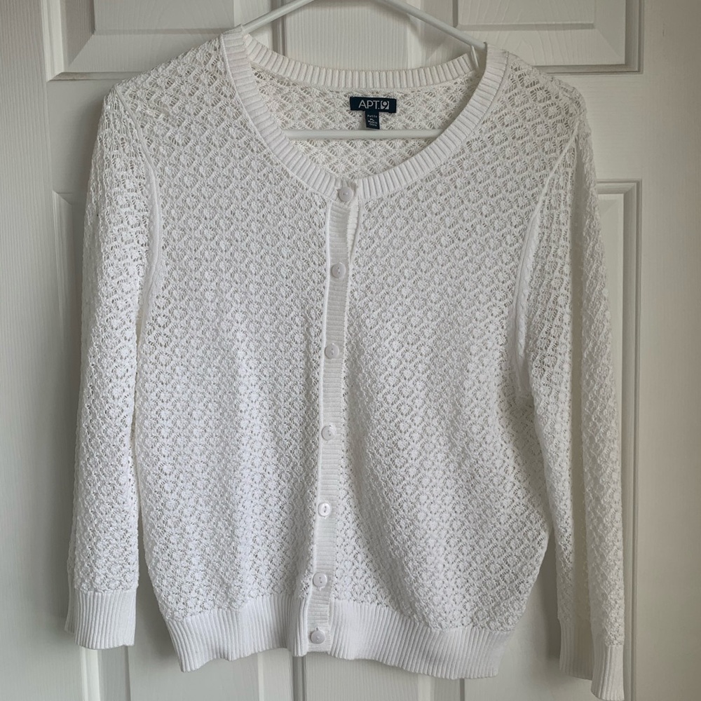 Apt. 9, white blouse.
